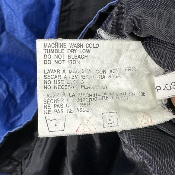 Indianapolis Colts Pro Player Color Block Windbreaker Jacket 90s L Blue - Picture 10 of 10